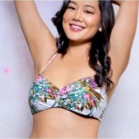 Other - NEW Christian Lacroix x Swiminista Josephine Print Swimsuit Bikini Top Size S